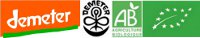 logos agriculture biologique et agriculture biodynamique demeter